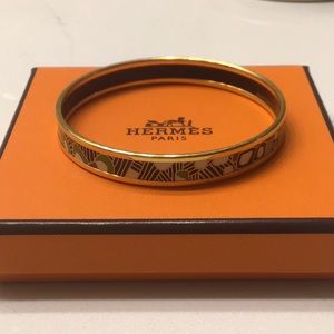 HERMES enamel bracelet